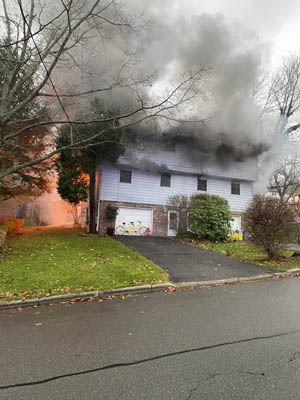 Oak Hill Ave - House Fire - 11/12/22